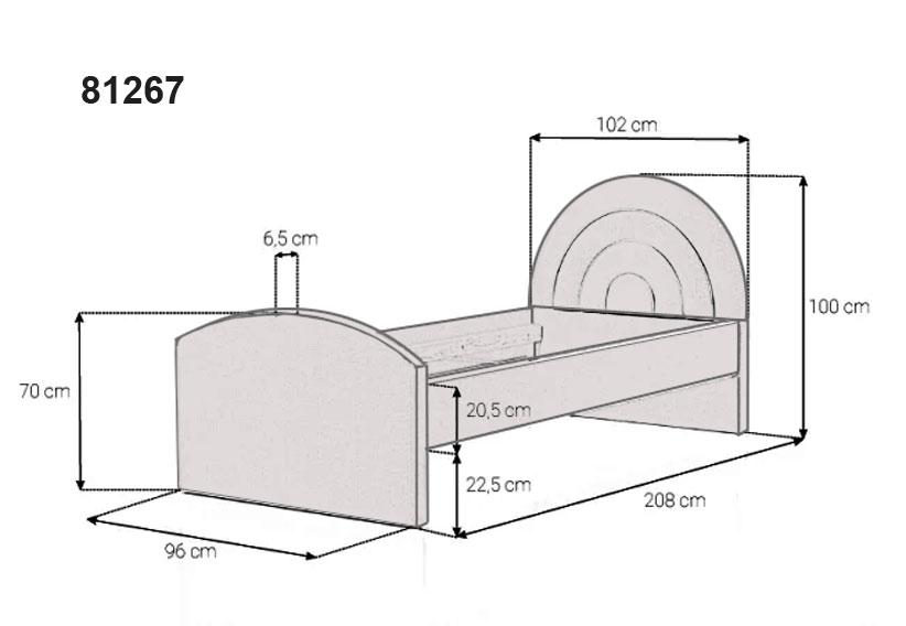 łóżko 81267 dla dzieci